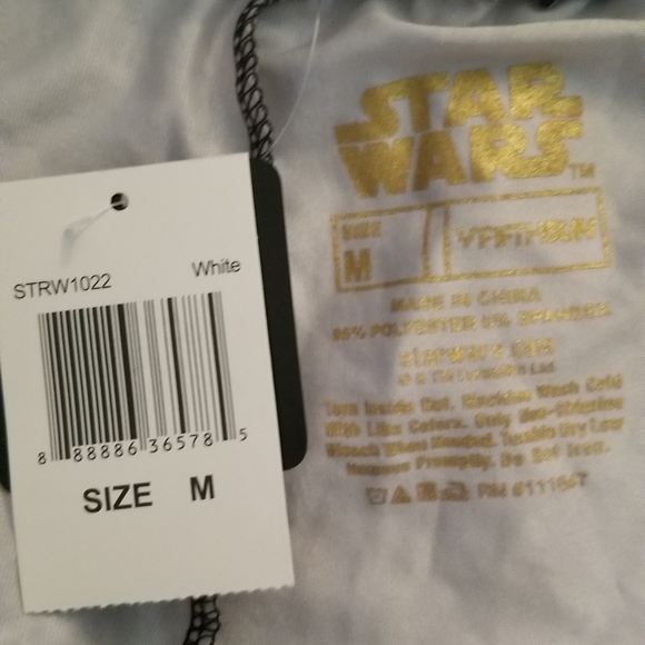 Black and Silver Bedazzled Star Wars Leggings - Picture 2 of 4